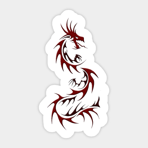 Chinese Dragon Year of the Dragon Sticker by Highseller